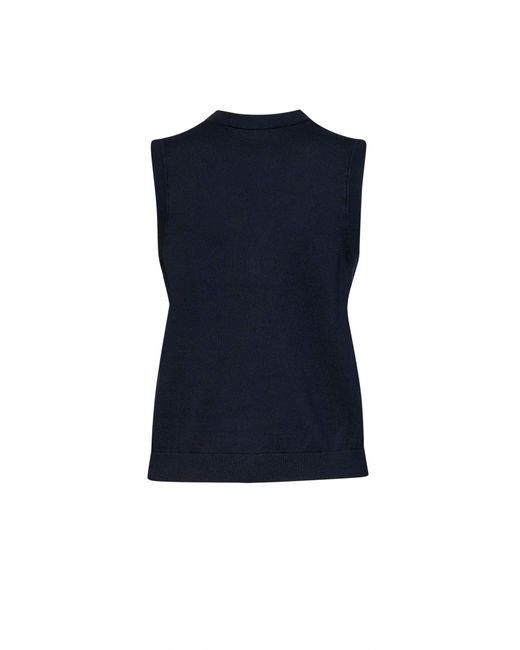 Max Mara Blue Knit Smmsaggio Vest