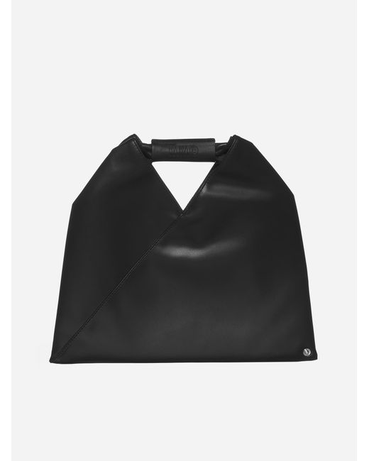MM6 by Maison Martin Margiela Black Japanese Faux Leather Mini Bag