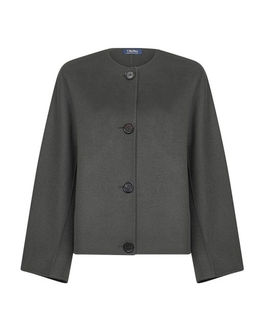 Giacca Con Sciarpa Kate di Max Mara in Gray