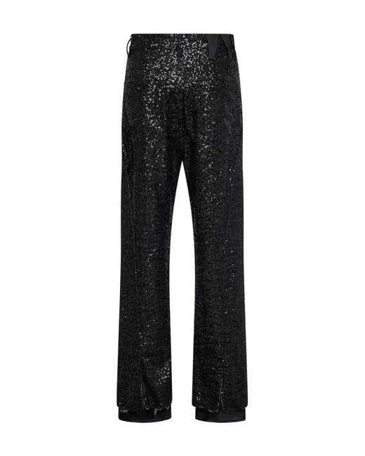 DARKPARK Black Sequin Denim Sienna Split Jeans