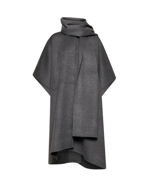 Cappotto Con Sciarpa di Totême  in Gray