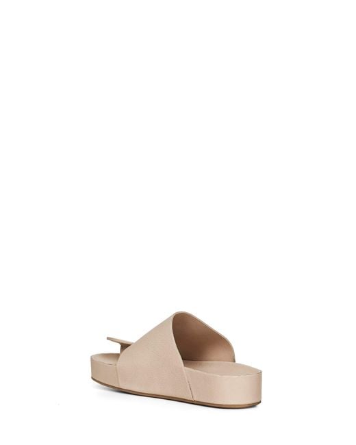 Uma Wang Natural Leather Round Thong Sandals
