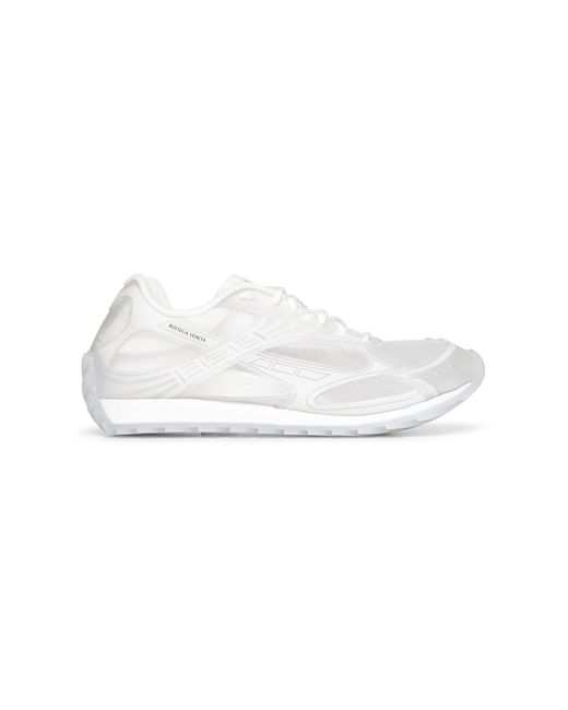 Bottega Veneta White Transparent Rubber Orbit Sneakers for men