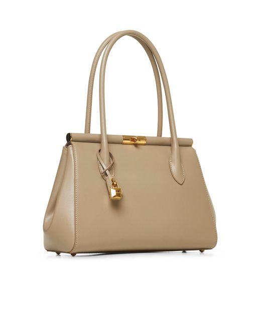 Dolce & Gabbana Natural Marlene Handbag