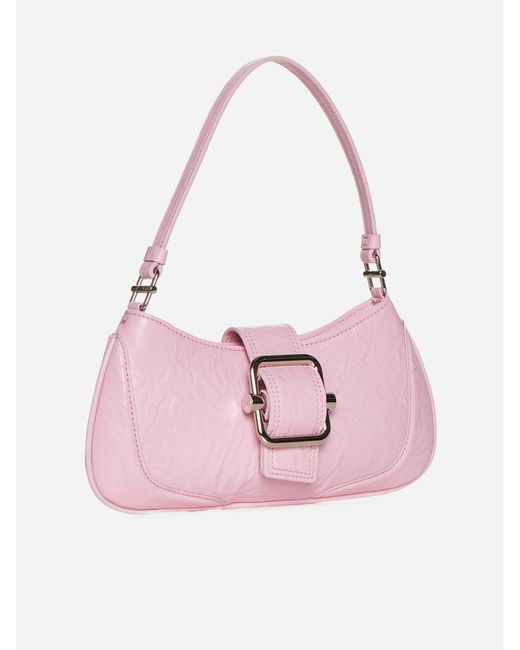 OSOI Pink Brocle Small Leather Bag