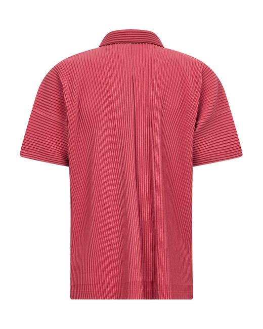 Camicia Mc April di Homme Plissé Issey Miyake in Red da Uomo