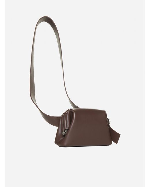 OSOI Brown Pecan Brot Leather Bag