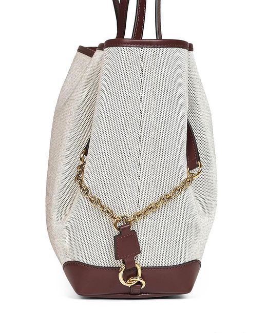 Chloé White Crafty Clover Shoulder Bag