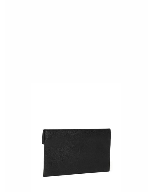 Saint Laurent White Uptown Pouch