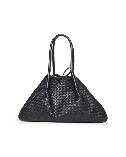 Bottega Veneta Black Back Pinacoteca Medium Reversible Tote Bag