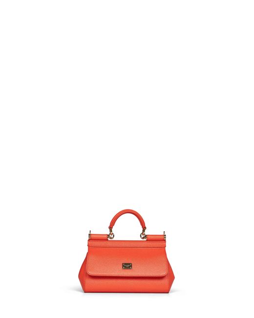 Dolce & Gabbana Red Mini Sicily Handbag