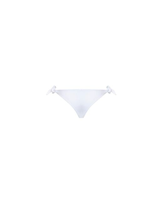Brunello Cucinelli White Bikini Bottom