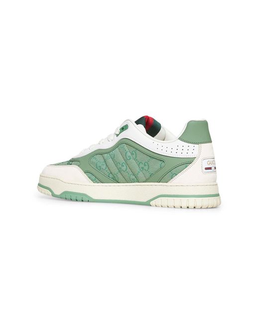 Sneakers Re-Web Verdi di Gucci in Green da Uomo