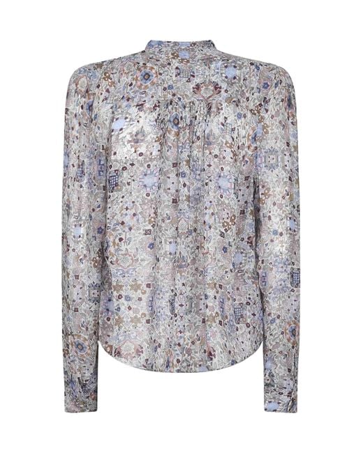 Blusa Noeline di Isabel Marant in Gray