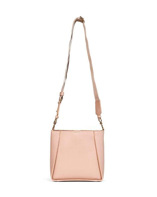 Stella McCartney Pink Blush Logo Square Crossbody Bag