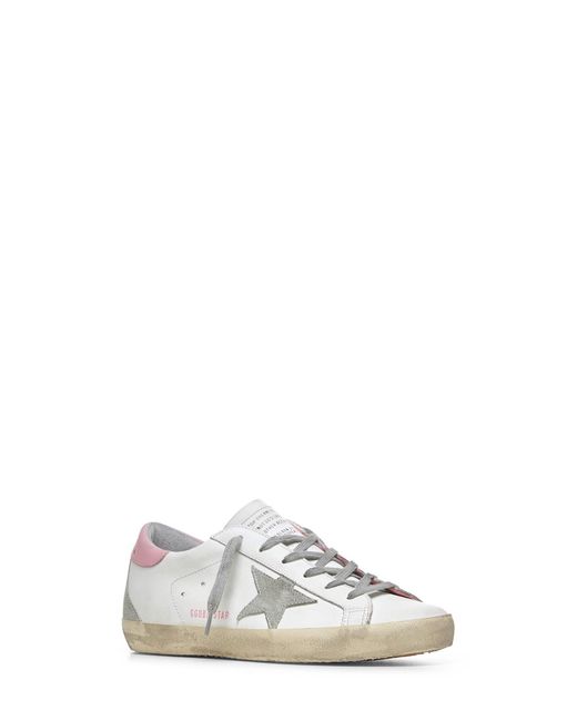 Golden Goose Deluxe Brand White Super-Star Sneakers