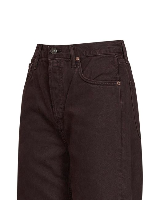 Agolde Brown Denim Ren (Flyweight) Jeans