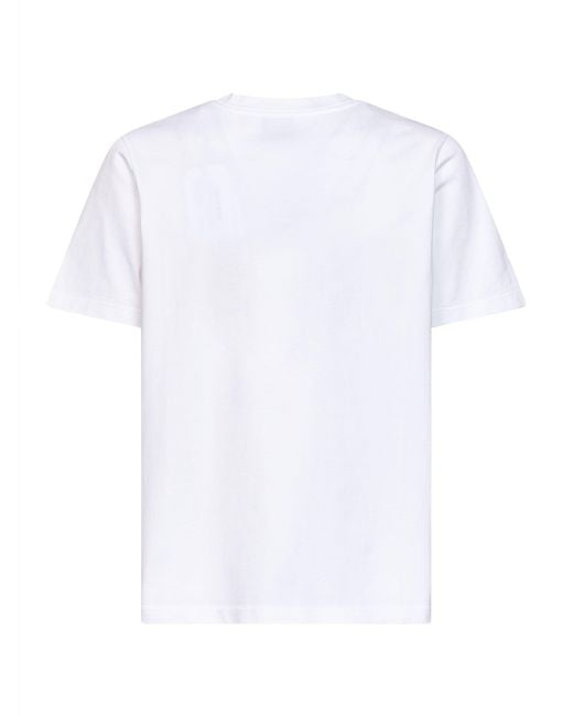 Casablanca White Cotton Jersey Laduree X T-Shirt for men