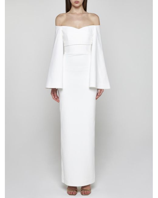Solace London White Eliana Maxi Dress