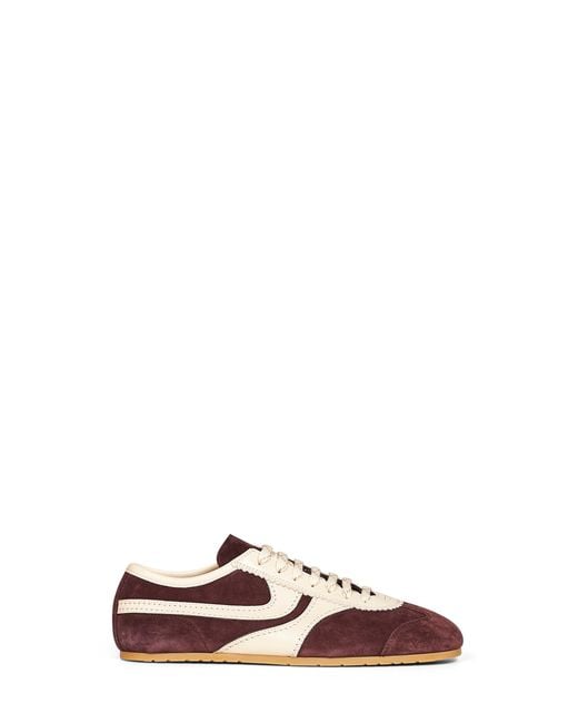 Dries Van Noten Multicolor Dark Suede Sneakers With Leather Details<Br for men