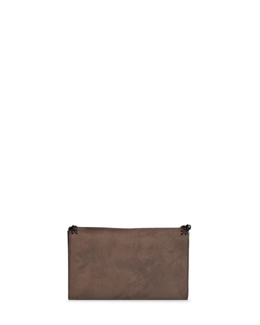 Stella McCartney Brown Dark Taupe Falabella Wallet Crossbody Bag