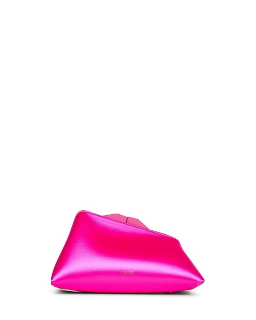 The Attico Pink Fuchsia "8.30Pm" Oversized Clutch Bag