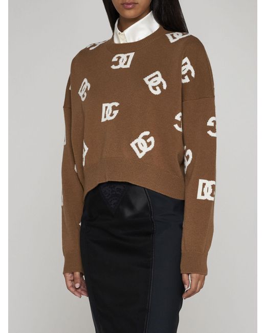 Dolce & Gabbana Brown Sweaters