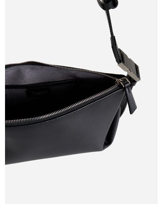 OSOI Black Bean Twee Leather Bag