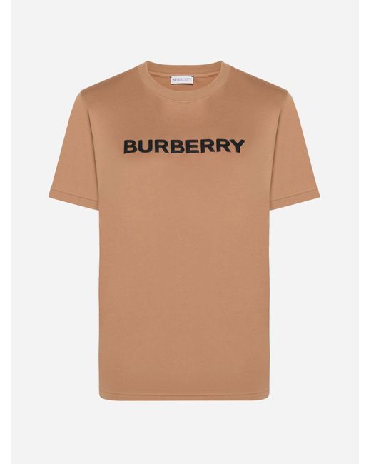Burberry Natural Margot Logo Cotton T-shirt