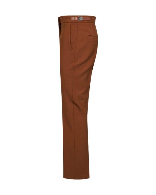Max Mara Brown Mxmacino Slim-Fit Trousers