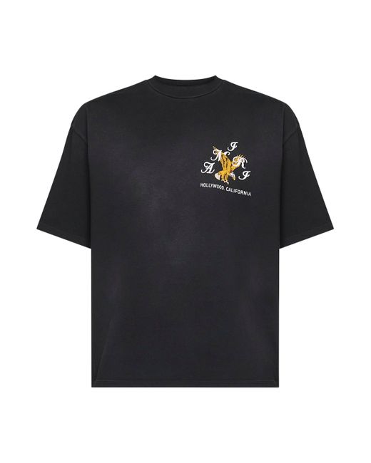 Amiri Black Eagle Oversized T-Shirt for men