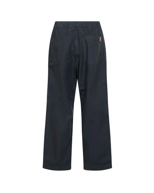 Haikure Blue Charcoal Cotton Gene Pop Ero Trousers for men