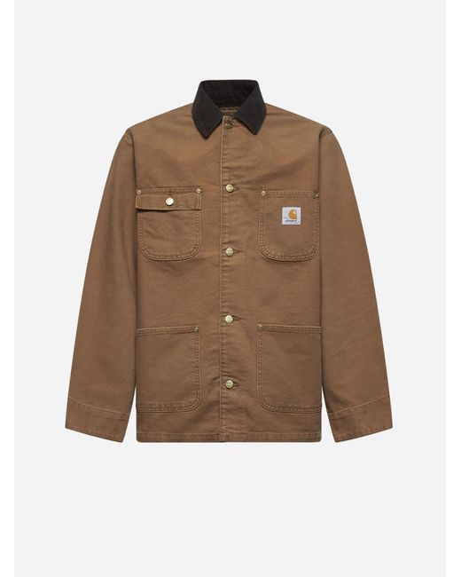 Carhartt Brown Og Chore Coat Jacket for men