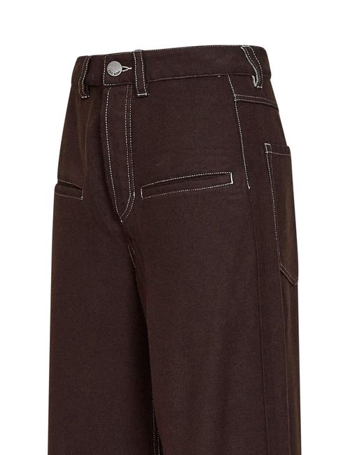 Uma Wang Brown Virgin Wool-Blend Ball Trousers