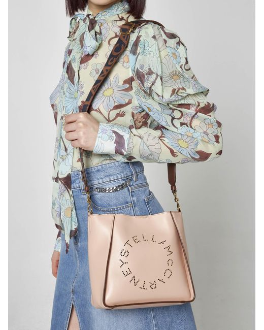 Stella McCartney Pink Alter Nappa Mini Crossbody Bag