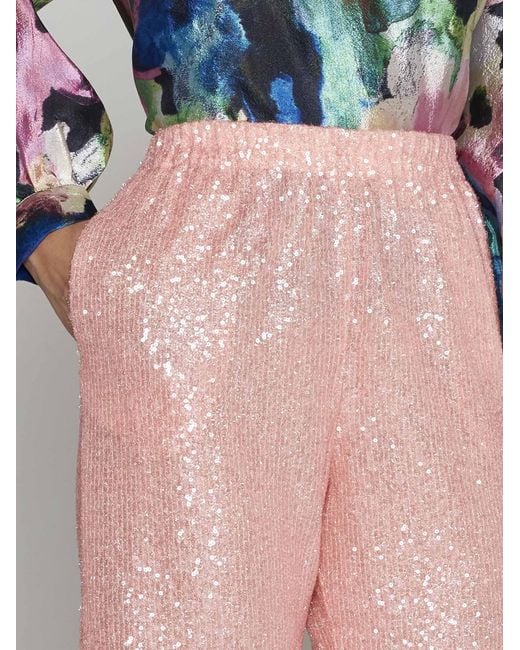 Stine Goya Pink Fatou Sequined Trousers
