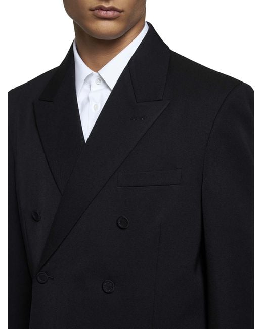 Gucci Black Wool Suit for men