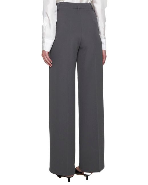Pantaloni Palazzo Plectra di Blanca Vita in Gray
