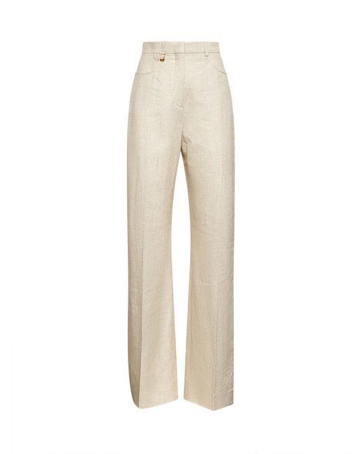 Pantaloni I Pantaloni Sauge di Jacquemus in Natural