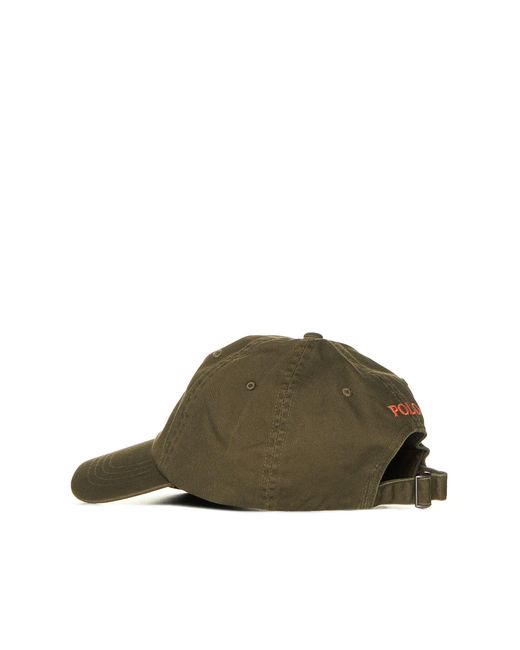 Polo Ralph Lauren Green Logo-Embroidered Baseball Cap From for men