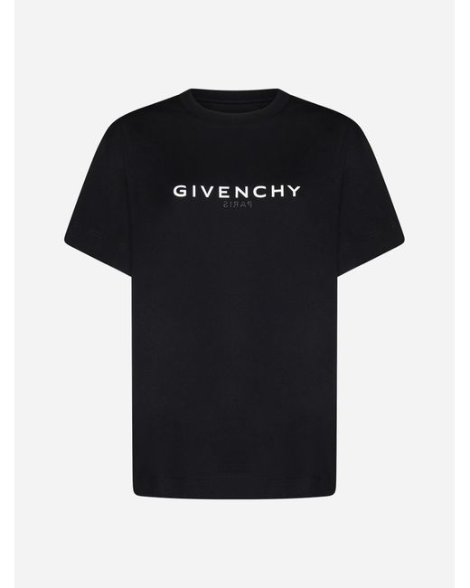 Givenchy Black Logo Cotton T-shirt