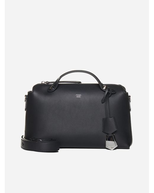Fendi Black By The Way Leather Medium Bag
