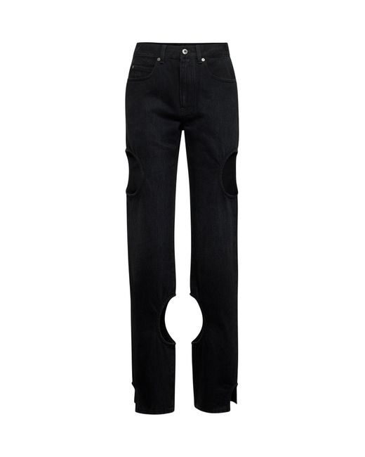 Off-White c/o Virgil Abloh Black Denim Meteor Jeans