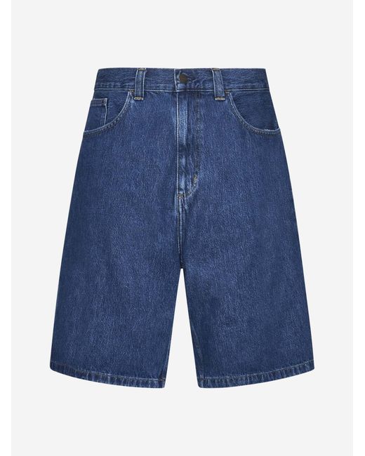 Carhartt Blue Brandon Denim Shorts for men