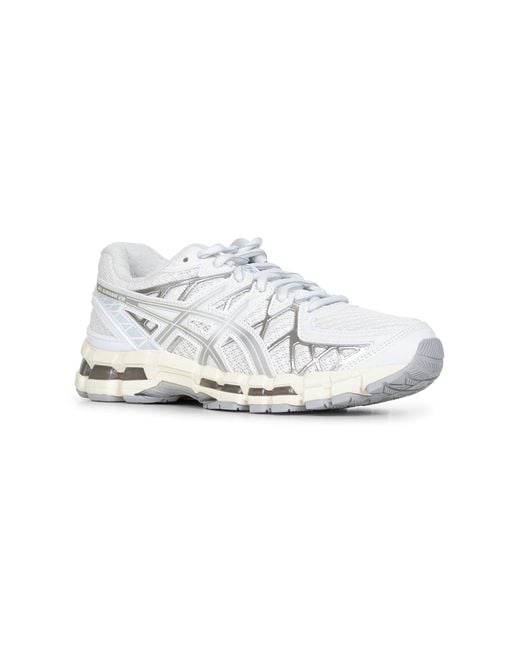 Asics White Gel-Kayano 20 Sneakers