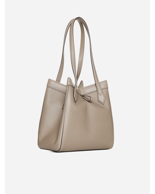 Fendi Natural Origami Medium Leather Bag