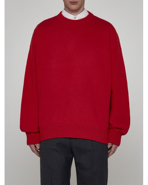 Gucci Red Wool Sweater for men