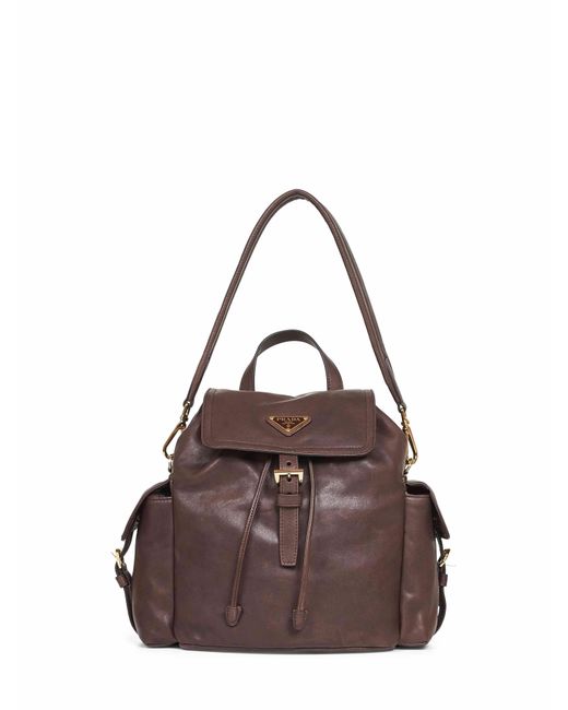 Prada Brown Prada Explore Medium Backpack