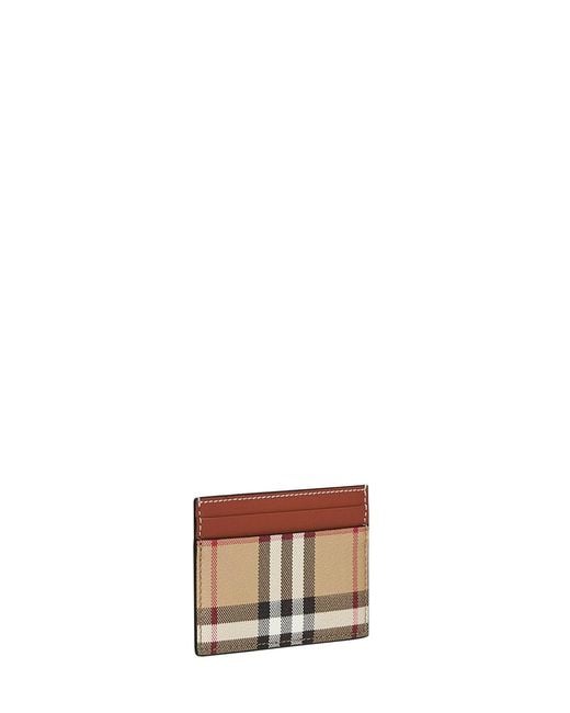 Burberry Multicolor Archive Check Credit Card Holder