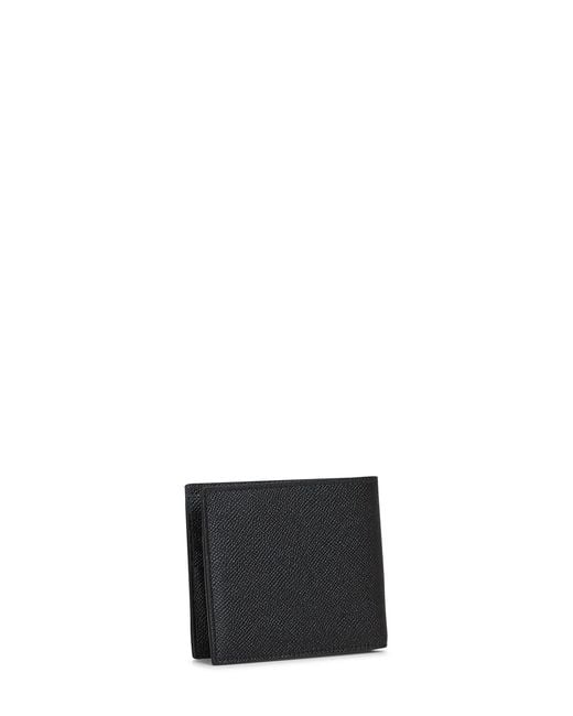 Ferragamo White Hammered Calfskin Gancini Wallet for men